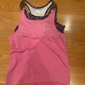 Adidas girls workout tank top